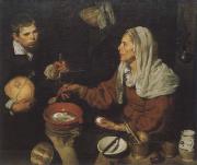 Diego Velazquez Old woman in the eggs roast oil painting reproduction